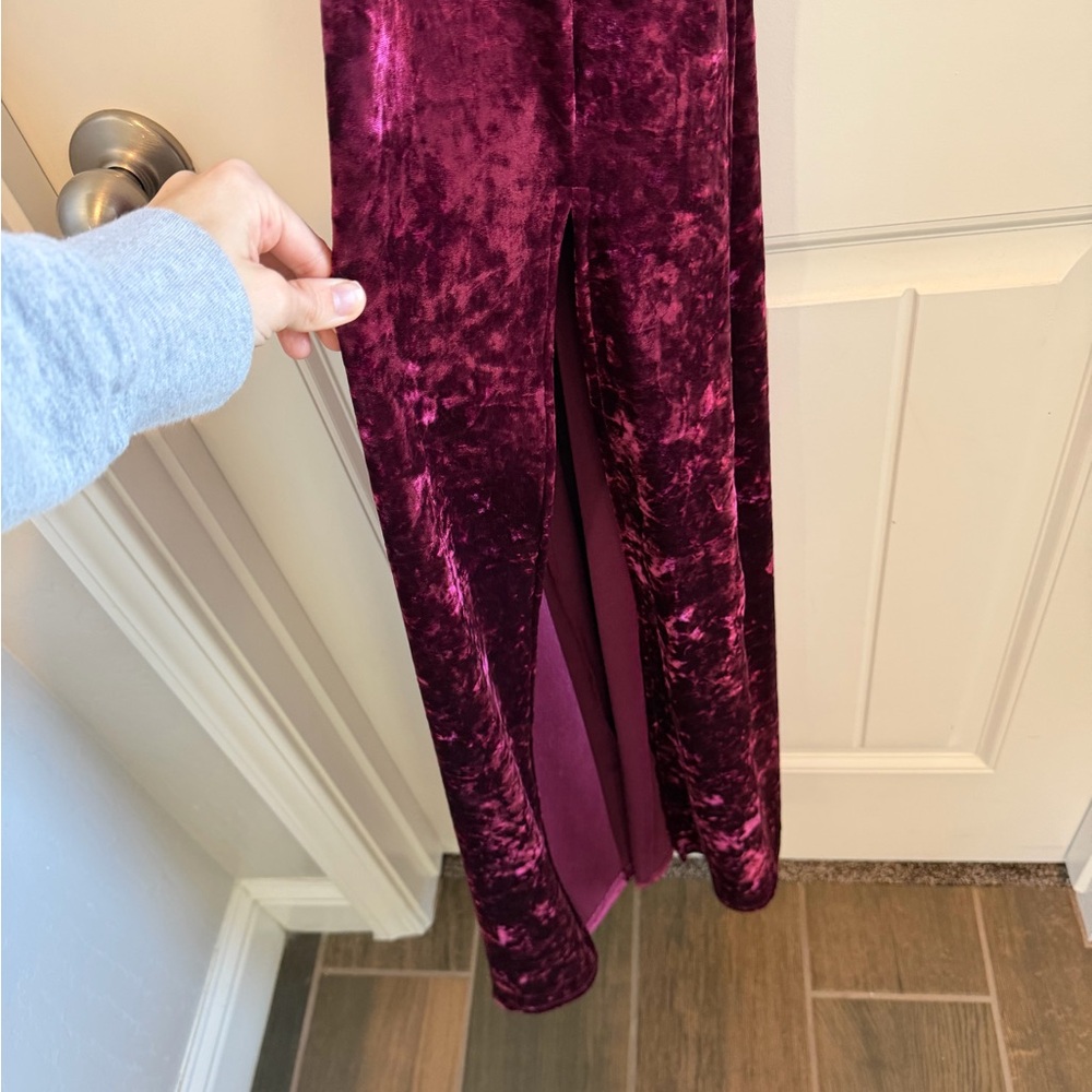 Lulus Velvet Maxi Dress - Picture 4 of 4